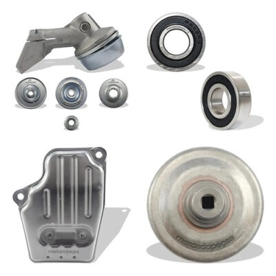 Kit transmissão 2x rolamento escape embreagem para roçadeira Stihl FS120, FS200, FS44, FS55, FS80, FS85, KA85,