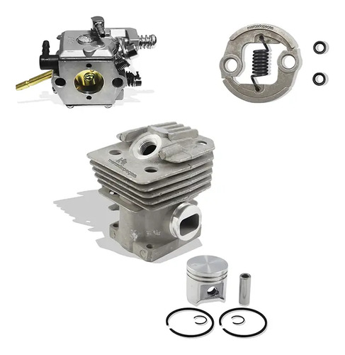 Kit cilindro embreagem carburador para roçadeira Stihl FS220, FS280 - Imagem 2