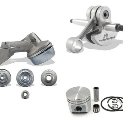 Kit transmissão virabrequim pistão para roçadeira Stihl FS120, FS44, FS55, FS80, FS85, KA85, Husqvarna 128R, 1