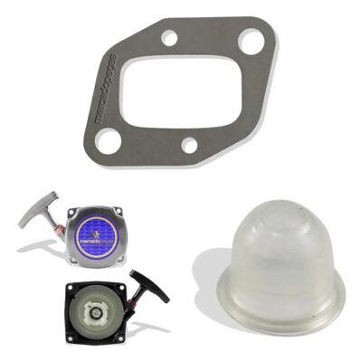 Kit 2x juntas tampa bulbo roçadeira Intertec 430, Toyama RT43L, Branco BR43A