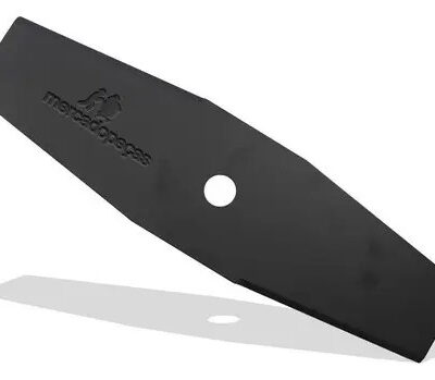 Faca lâmina 2 pontas 300x25x1,7mm para roçadeira Toyama, Azen, Brudden, Echo, Ferrari, Garthen