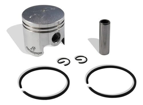 Kit pistão anéis pino 47,5mm para roçadeira Kawashima KW6200 - Imagem 2