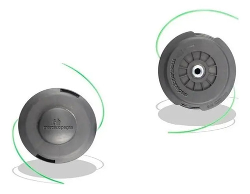 Carretel nylon automático para roçadeira Garthen Terra preto - Imagem 3