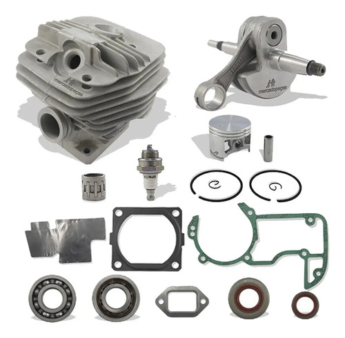 Kit cilindro e virabrequim para motosserra Stihl MS066, MS650, MS660