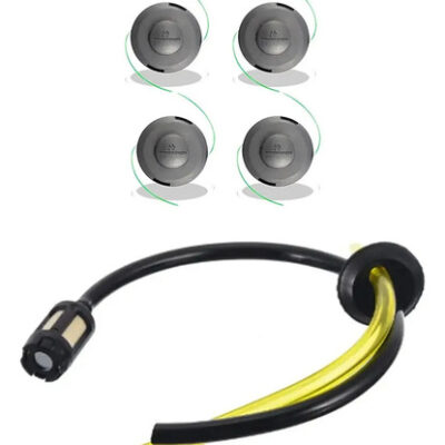 Kit carretel com 2x mangueira para roçadeira Stomp, Branco, Ferrari, Garthen, Intertec 43cc