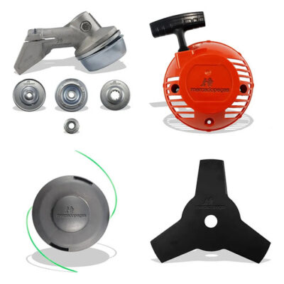 Kit transmissão tampa carretel lâmina para roçadeira Husqvarna 128R, Stihl