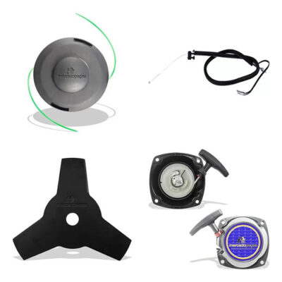 Kit carretel, acessório, lâmina e tampa para roçadeira Husqvarna 132R, 142R, 143R, 235, 236R