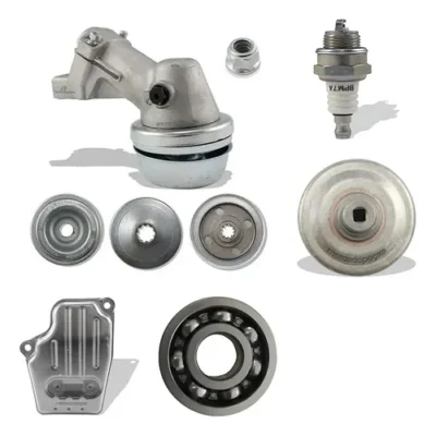 Kit transmissão com 2 velas escapamento e embreagem para roçadeira Stihl FS160 FS220