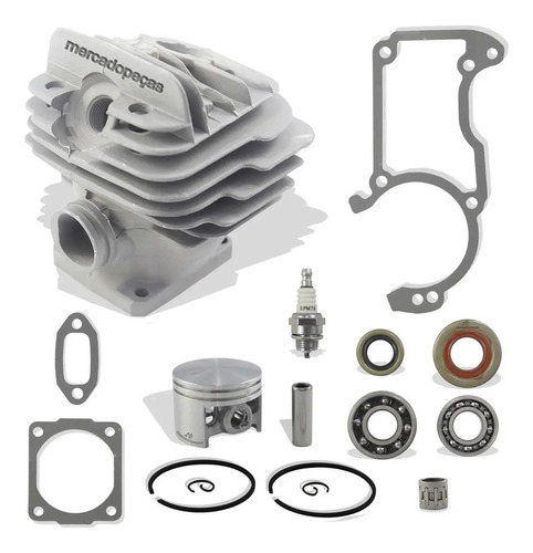 Kit cilindro juntas vela gaiola para motosserra Stihl MS260