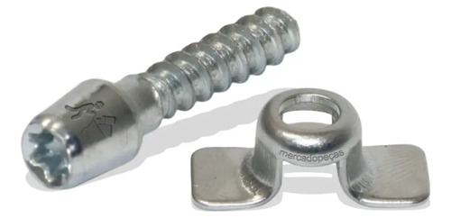 Parafuso com chapinha do amortecedor para motosserra Stihl MS382, MS038, MS380, MS381
