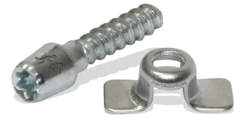 Parafuso do amortecedor com chapinha para motosserra Stihl MS382, MS038, MS380, MS381