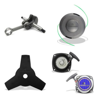 Kit virabrequim carretel lâmina tampa para roçadeira Husqvarna 143RII 236R Stihl
