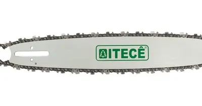 Sabre maciço e corrente para motosserra Intertec 133