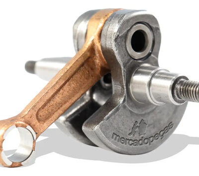 Virabrequim para roçadeira 43cc 52cc Toyama, Yamasaki, Vulcan, Branco
