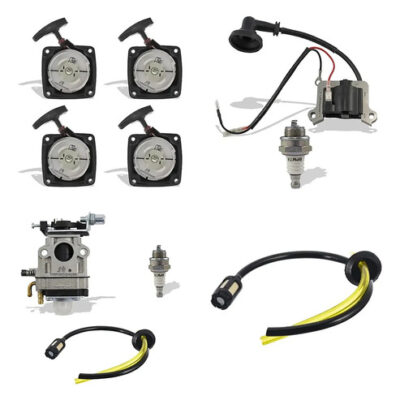Kit tampa, bobina e carburador para roçadeira Toyama RT43L, Kawashima KW-43E e outras marcas 43/52cc