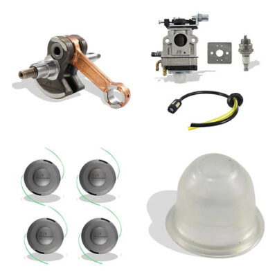 Kit virabrequim carburador carretel bulbo para roçadeira 43cc