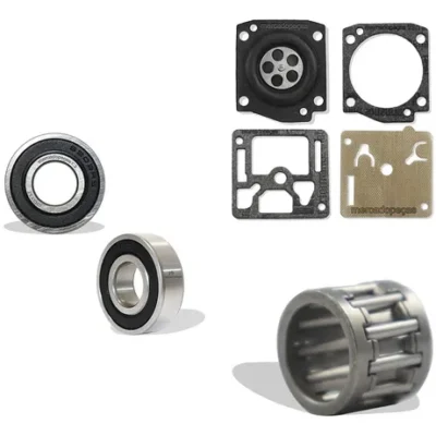 Kit 2x rolamento carburador para motosserra Stihl MS038, MS051, MS066, MS382, MS661