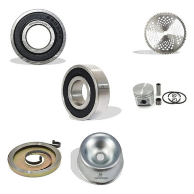 Kit 2x rolamento lâmina pistão para roçadeira Stihl FS220, FS280, MS038, MS051, MS066, MS382, MS661