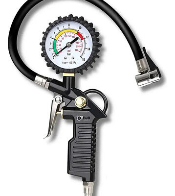 Manômetro compressor de ar Pressure 220 lbs 60x10mm