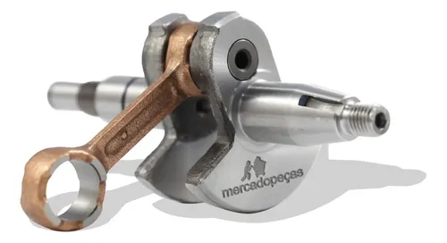 Virabrequim com biela e retentores para motosserra Stihl MS180 - Imagem 3