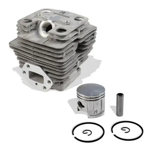 Kit cilindro pistão anéis juntas para roçadeira Nakashi L340, L340Z, Husqvarna 143R2, 143RII - Imagem 2