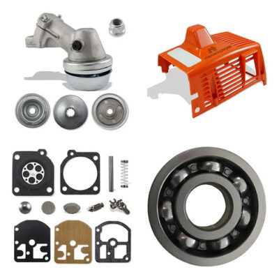 Kit transmissão, tampa, carburador e 2 rolamentos para roçadeira Stihl FS160, FS220, FS280, FS290