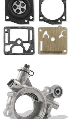 Kit reparo carburador bomba óleo para motosserra Husqvarna 362, Stihl MS660