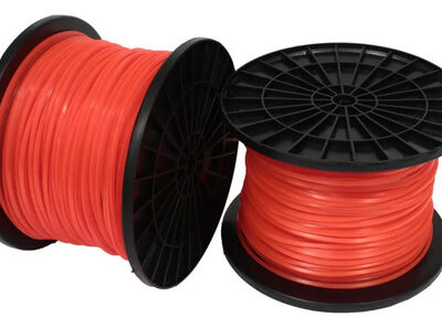 Fio nylon Intertec 3,3mm quadrado 2kg para roçadeira