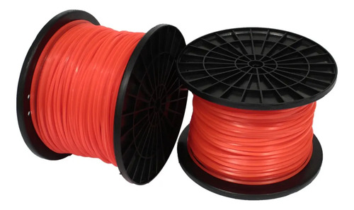 Fio nylon Intertec 3,3mm quadrado 2kg para roçadeira