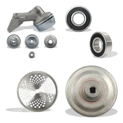 Kit transmissão com 2x rolamento, lâmina e embreagem roçadeira Stihl FS55, FS80, FS85, FS120, 200, FS44, KA85,