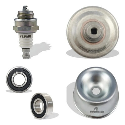 Kit 2x vela embreagem rolamento tampa para roçadeira motosserra Stihl Husqvarna