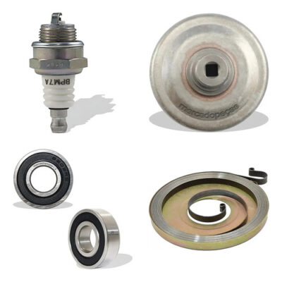 Kit 2x vela embreagem rolamento partida para roçadeira e motosserra Husqvarna, Stihl, Bandai, Brudden, Nagasak