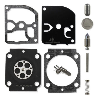 Kit reparo carburador para roçadeira Stihl FS120 FS300 FS350 BG86