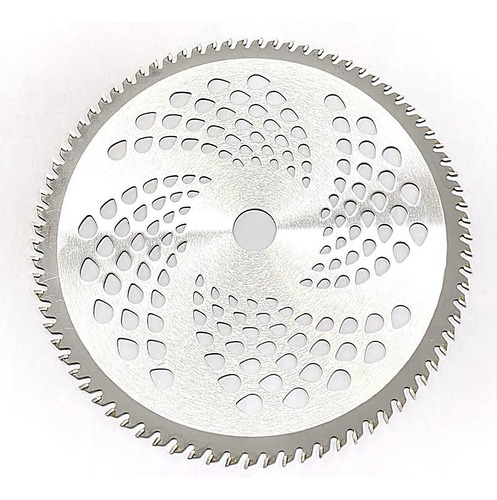 Serra circular 254mm furo 1 polegada 80 dentes para roçadeira
