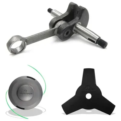 Kit virabrequim 2x carretel lâmina para roçadeira Husqvarna 236R Stihl FS44 FS55