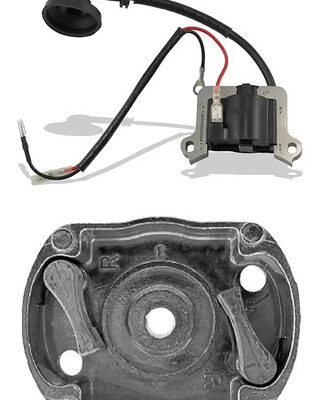 Kit bobina partida para roçadeira 43cc Toyama Branco