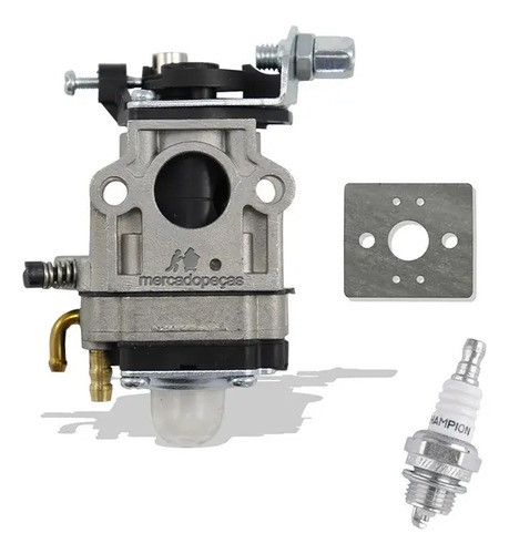 Kit carburador completo para roçadeira Toyama RT43, RT43L, RT52L