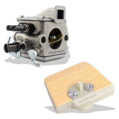 Carburador e filtro ar para motosserra Stihl MS034, MS036, MS360