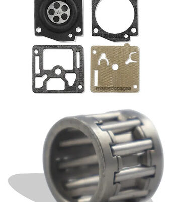 Kit reparo carburador 2x rolamento para motosserra Stihl MS381