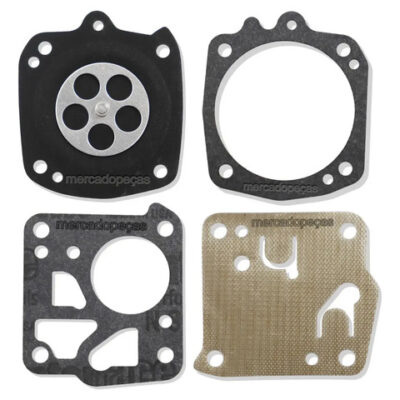 Kit reparo carburador para motosserra Husqvarna 181, 288, 268, Stihl MS051