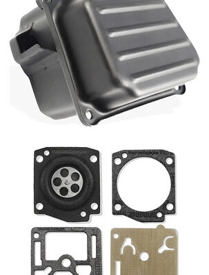 Kit escapamento reparo carburador para motosserra Stihl MS034 MS036 MS360