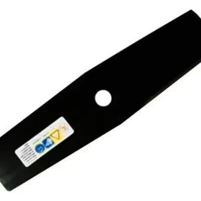 Lâmina faca 2 pontas roçadeira 350mm furo 1 pol 1.8 manganês