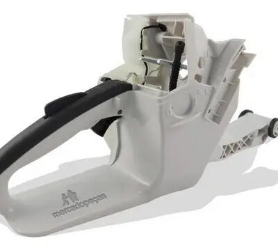 Tanque de combustível com tampa rosca para motosserra Stihl MS380, MS381, 382, 038