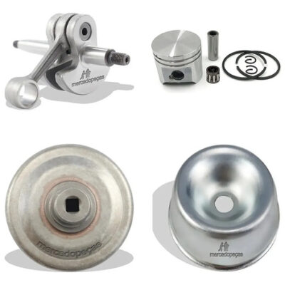 Kit virabrequim pistão embreagem tampa para roçadeira Stihl FR220 FS160 FS220 FS280 FS290