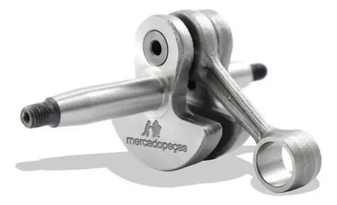 Kit virabrequim com retentor e rolamento para roçadeira Stihl FS220, FR220, FS200 - Imagem 2
