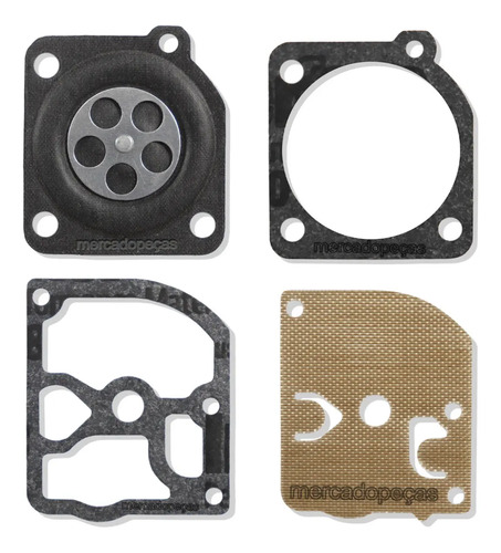 Reparo carburador para roçadeira Stihl FS85, FR108, Husqvarna 232, 322, 325
