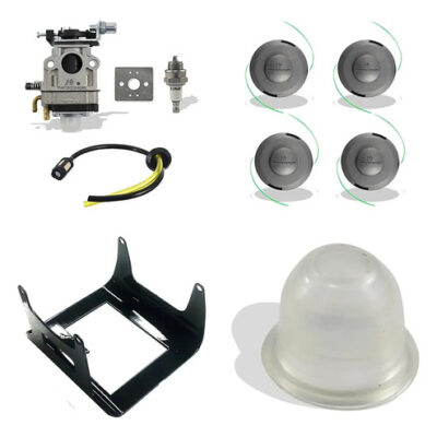 Kit carburador carretel acessório bulbo roçadeira 43cc Branco BR43A, Ferrari RG-43CC