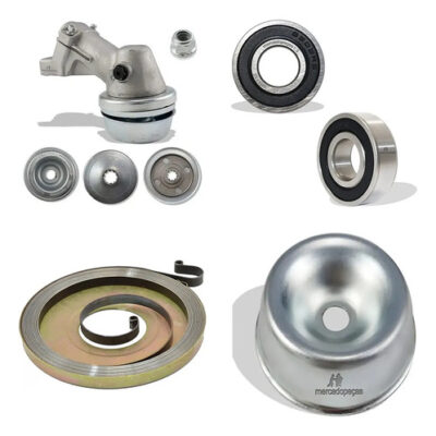 Kit transmissão 2x rolamento partida tampa para roçadeira Stihl FS160 FS220 FS280 FS290