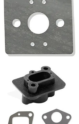 Kit 2 juntas reparo para roçadeira Intertec 430 431 435 Branco Ferrari Garthen Kawashima