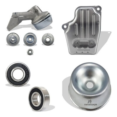 Kit transmissão, escape e rolamento com tampa roçadeira Stihl FS55, FS80, FS85, FS120, 200, FS44, KA85, Husqva